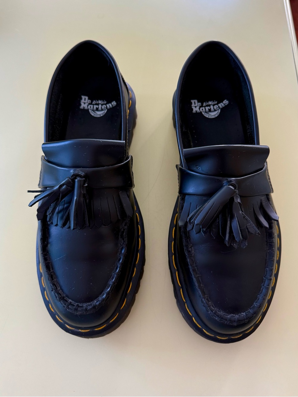 Dr. Martens Adrian Bex Smooth Leather Tassel Loafers Men’s Size 9 Black
